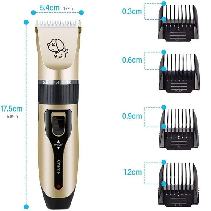 Máquina Rasuradora Cortadora Pelo Para Perros Mascotas