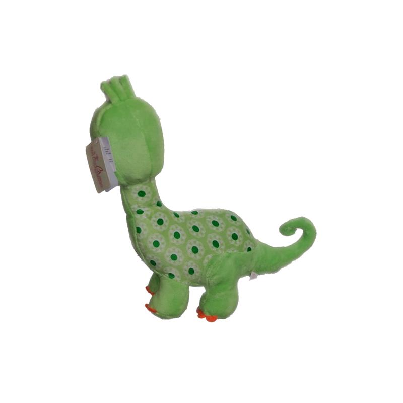 Peluche Dinosaurio Flores 32cm Detalles Bordados Mi Angelito