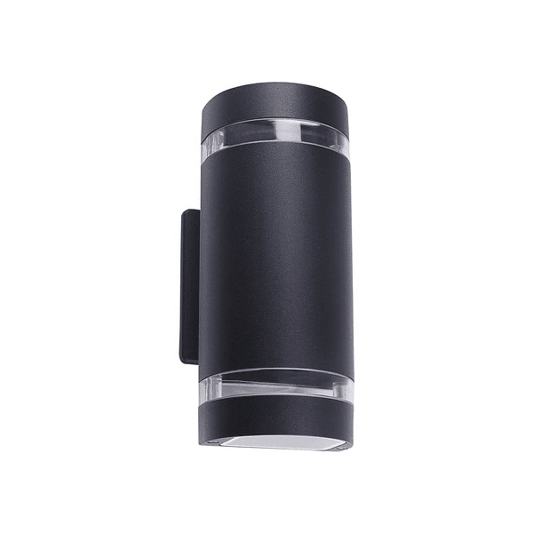 Arbotante doble aro lámpara para muro o pared