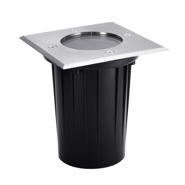 Empotrable de piso tipo spot cuadrado 