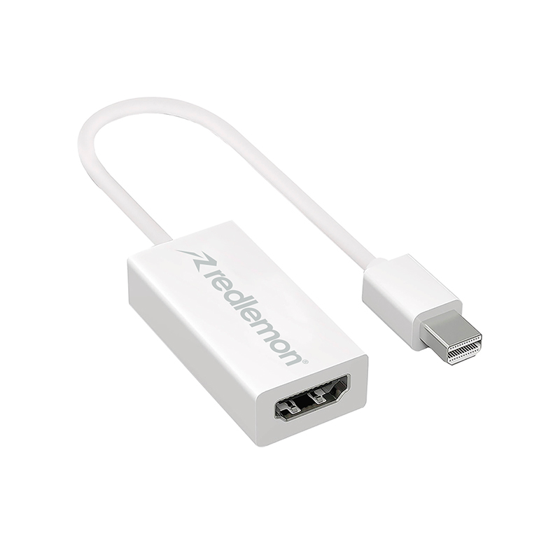 Adaptador Mini DisplayPort Thunderbolt a HDMI Mac Windows Redlemon