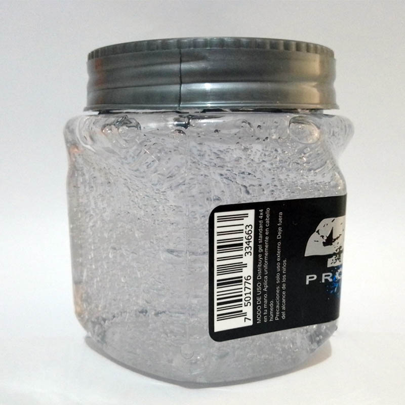 Gel Standard Para Cabello 4x4 Profesional 250gr Aroma Masculino