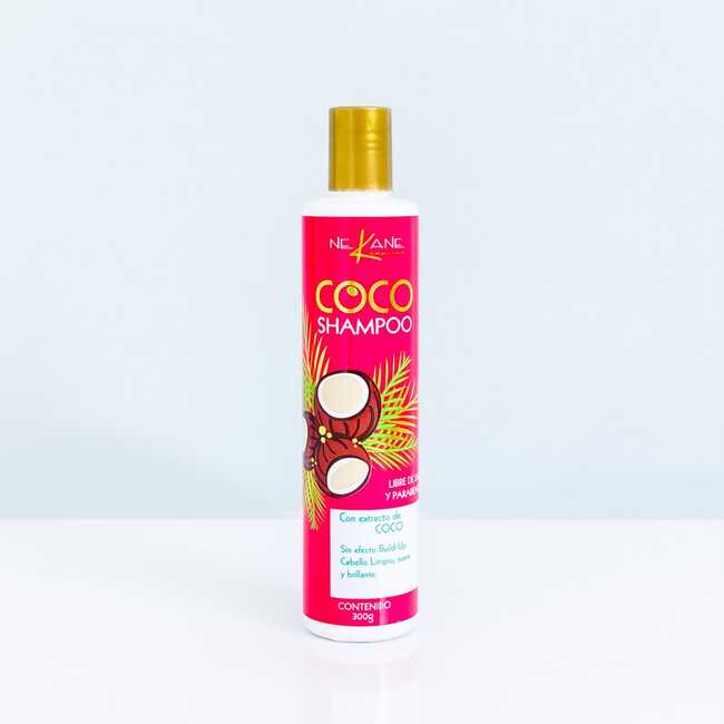 Shampoo de Coco Nekane Libre de Parabenos 300 ml 