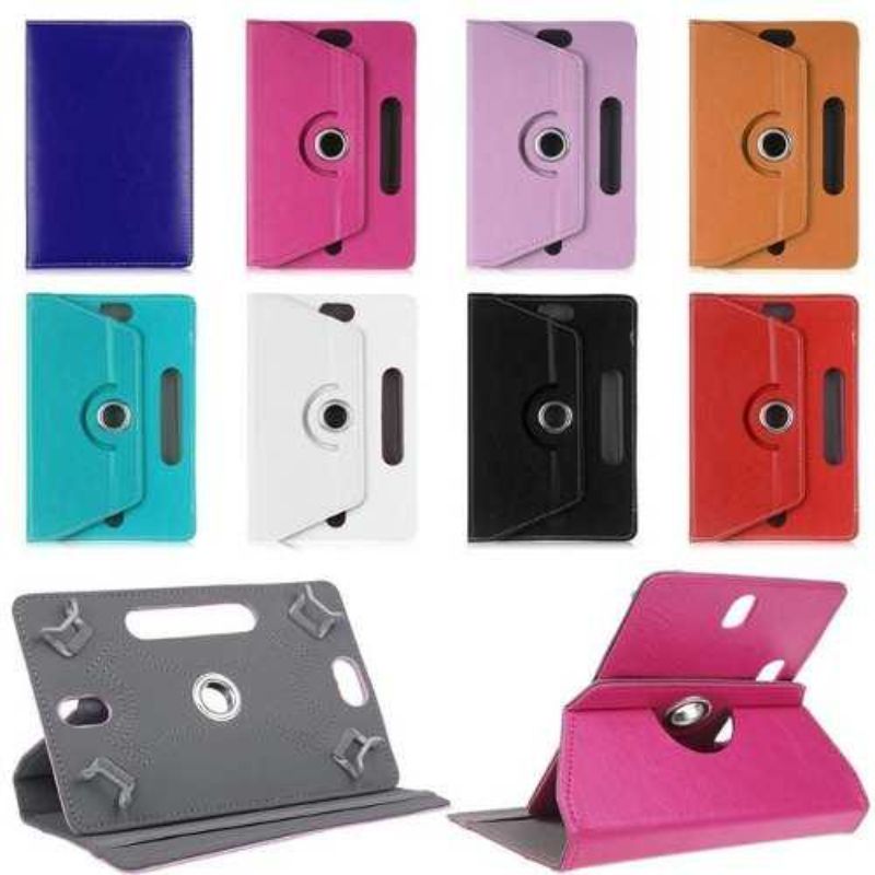 Protector Tablet Universal 7 Cartera Tipo Piel Color Morado