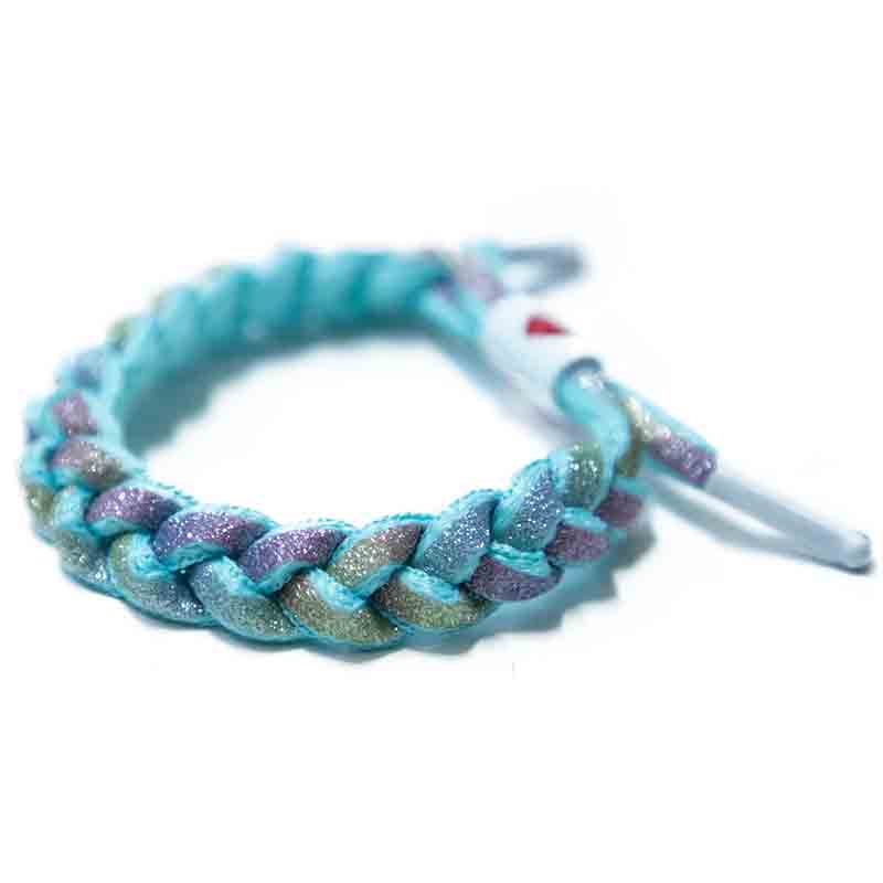 Pulsera Mujer Corazón Dije Amor Tela Tejida Tobillera Paquete 6piezas 