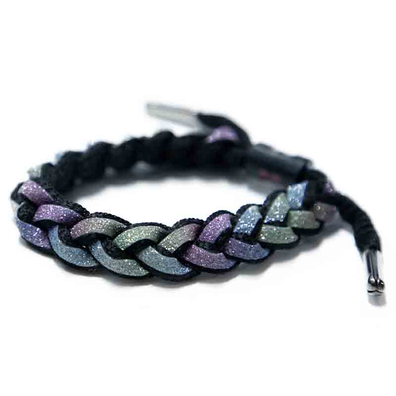 Pulsera Mujer Corazón Dije Amor Tela Tejida Tobillera Paquete 6piezas 