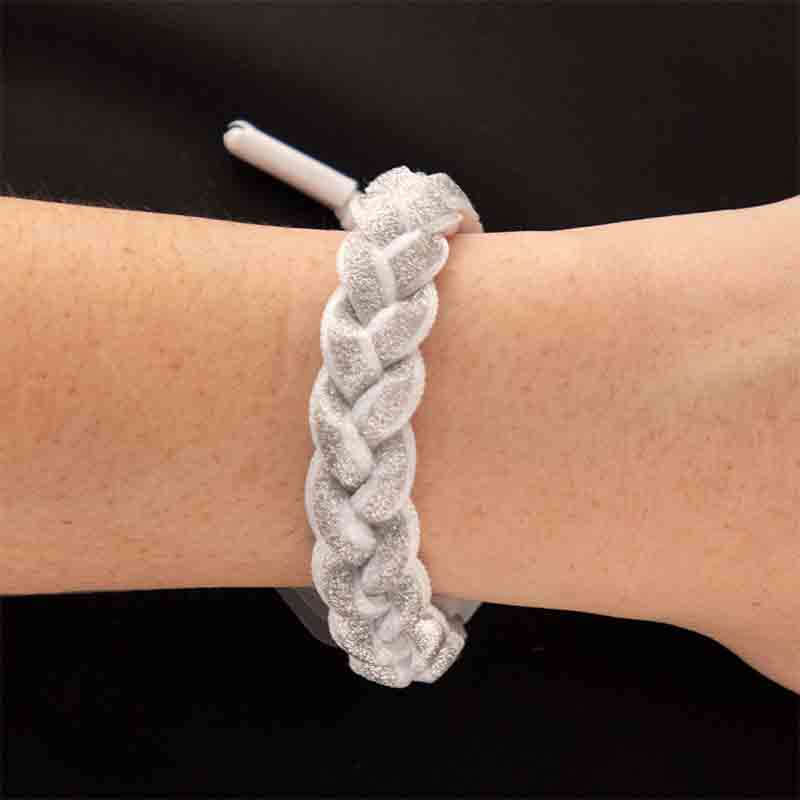 Pulsera Mujer Corazón Dije Amor Tela Tejida Tobillera Paquete 6piezas 