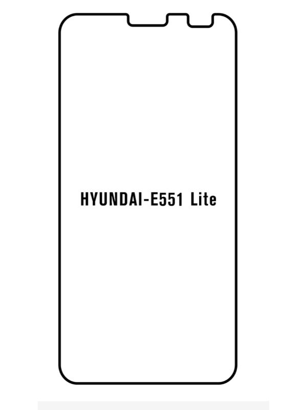 Jeco 99F Protector de Pantalla de Hidrogel Premium Para  HYUNDAI E551 LITE