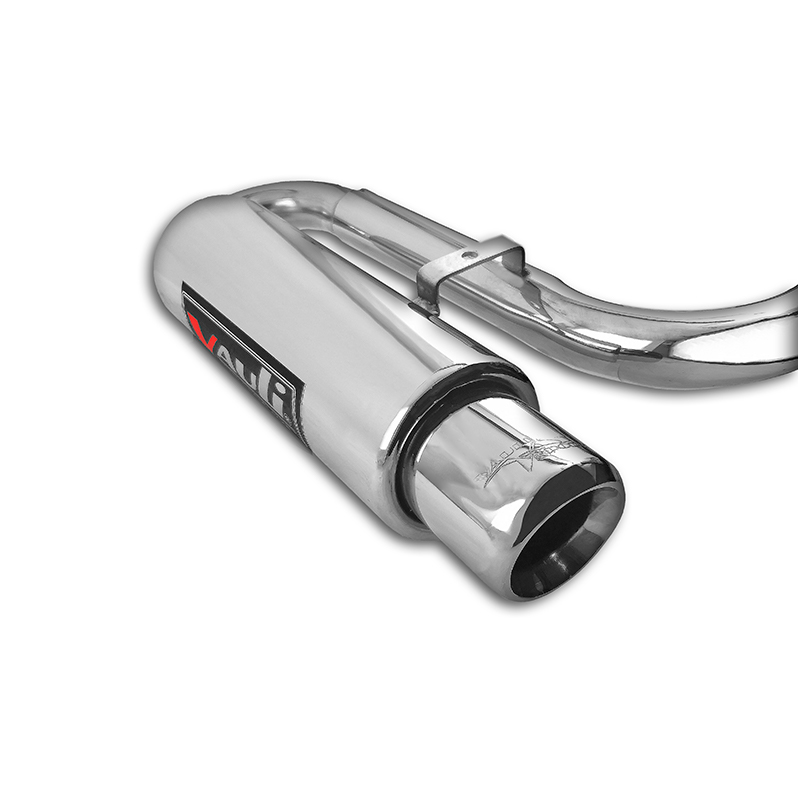 Vauli Escape Deportivo Misil Lateral Doble Para Headers De Competencia De VW Sedán Vocho (Varios Modelos De Puntas)