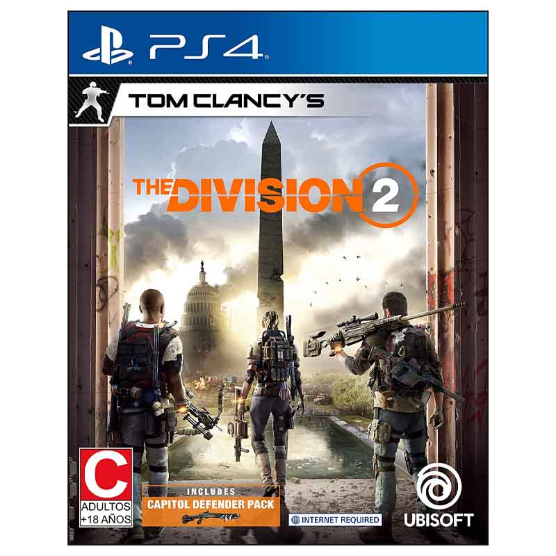 TOM CLANCYS THE DIVISION 2 PLAYSTATION 4