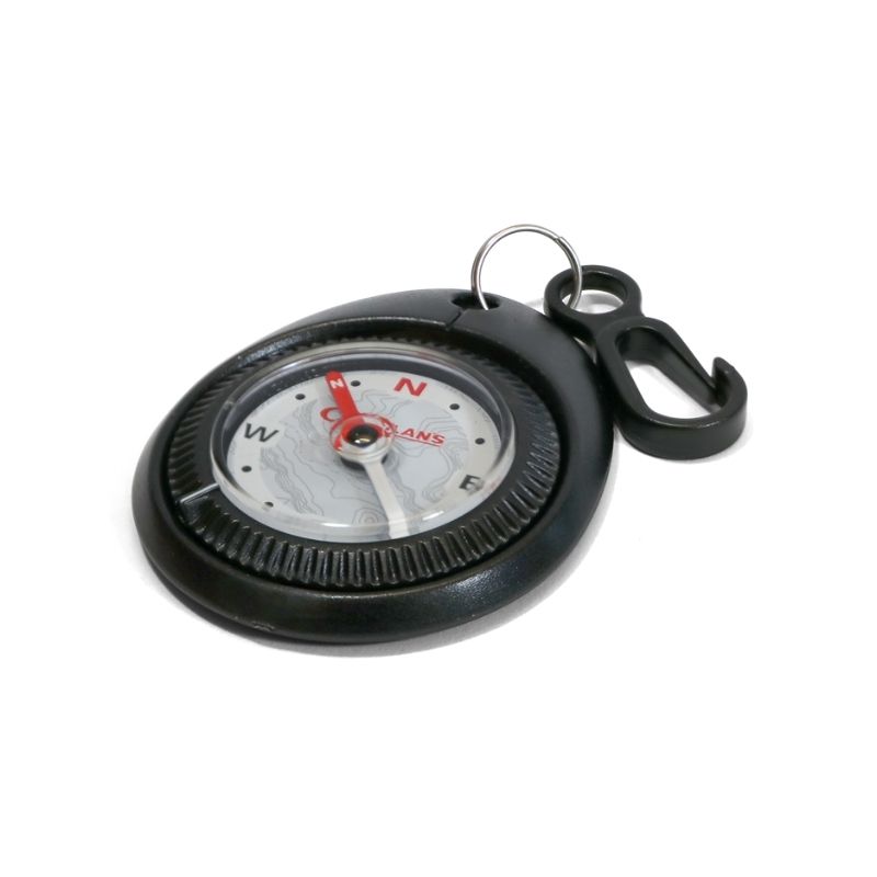 Brújula de bolsillo rellena de líquido con mosquetón Coghlan's 1235
