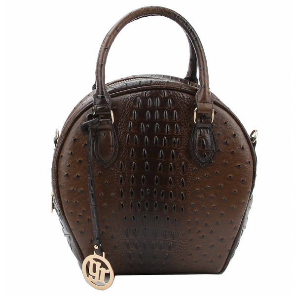 Bolso Para Dama Casual Textura Avestruz Crossbody