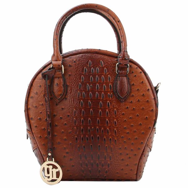 Bolso Para Dama Casual Textura Avestruz Crossbody