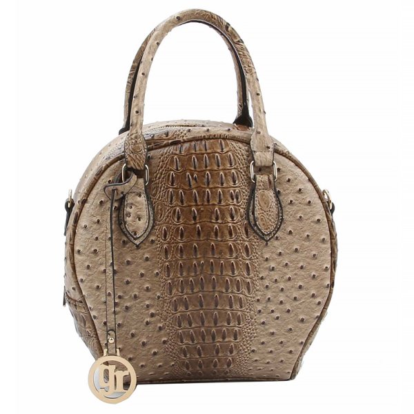 Bolso Para Dama Casual Textura Avestruz Crossbody