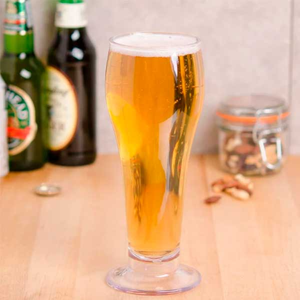 Vasos Pilsner Para Cerveza Plástico Resistente 22oz. 6 Pzas 