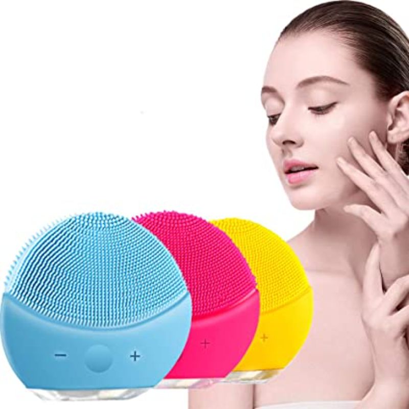 Cepillo Limpiador exfoliante Facial Eléctrico Recargable Usb Color Azul