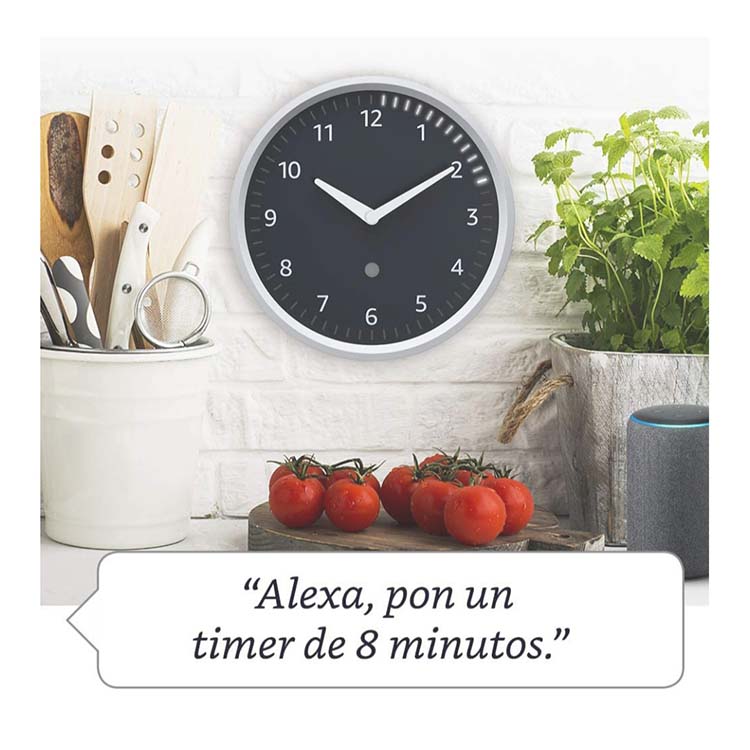 Reloj Inteligente Echo Wall Clock 25 Cm Nuevo Y Sellado
