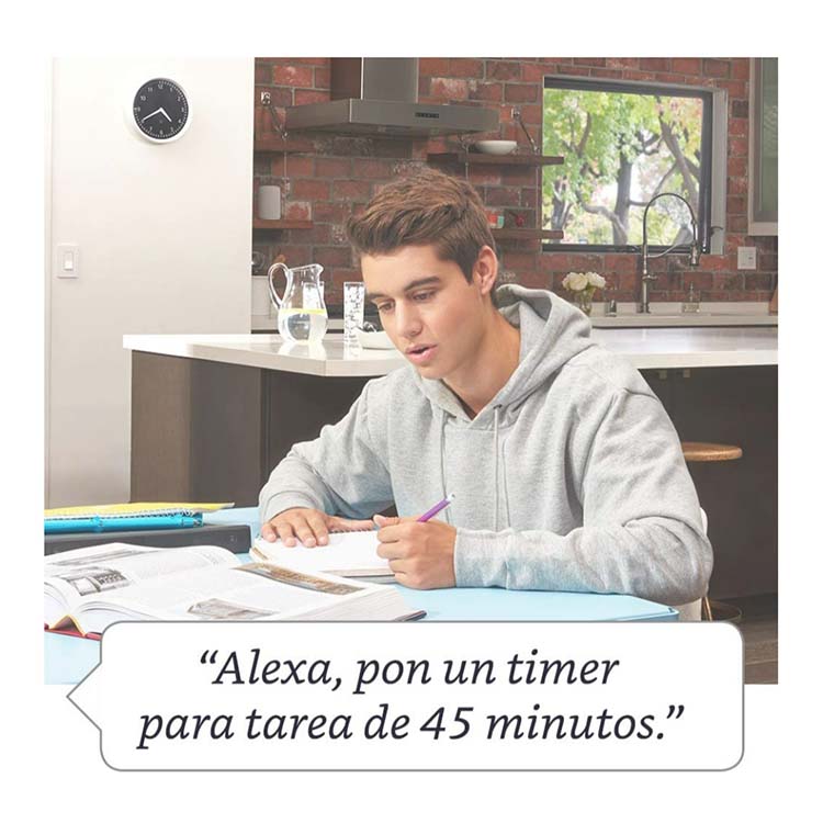 Reloj Inteligente Echo Wall Clock 25 Cm Nuevo Y Sellado