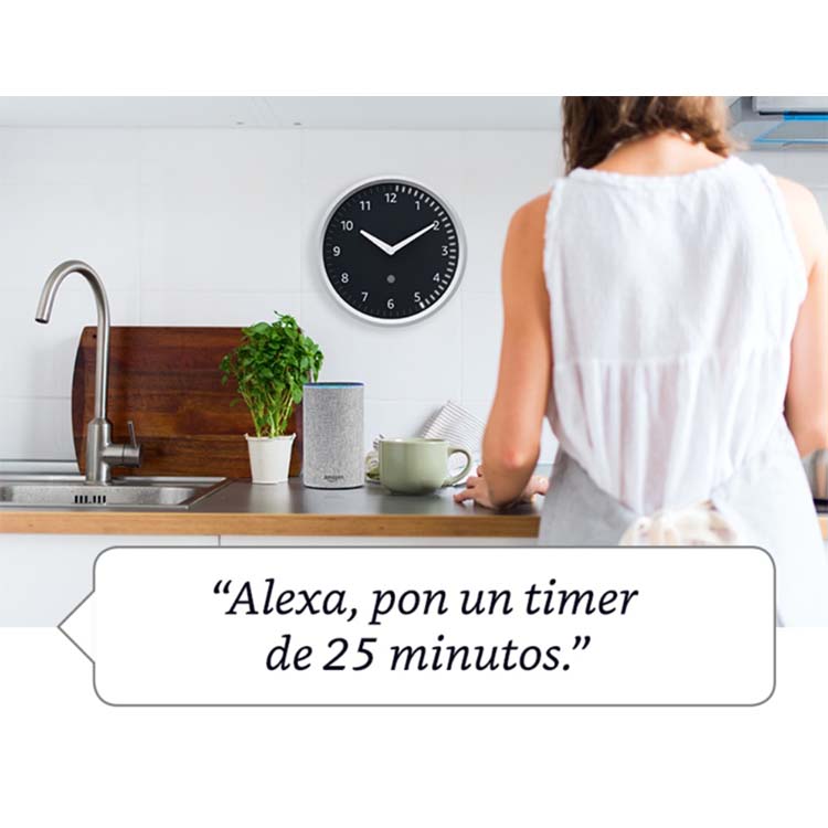 Reloj Inteligente Echo Wall Clock 25 Cm Nuevo Y Sellado