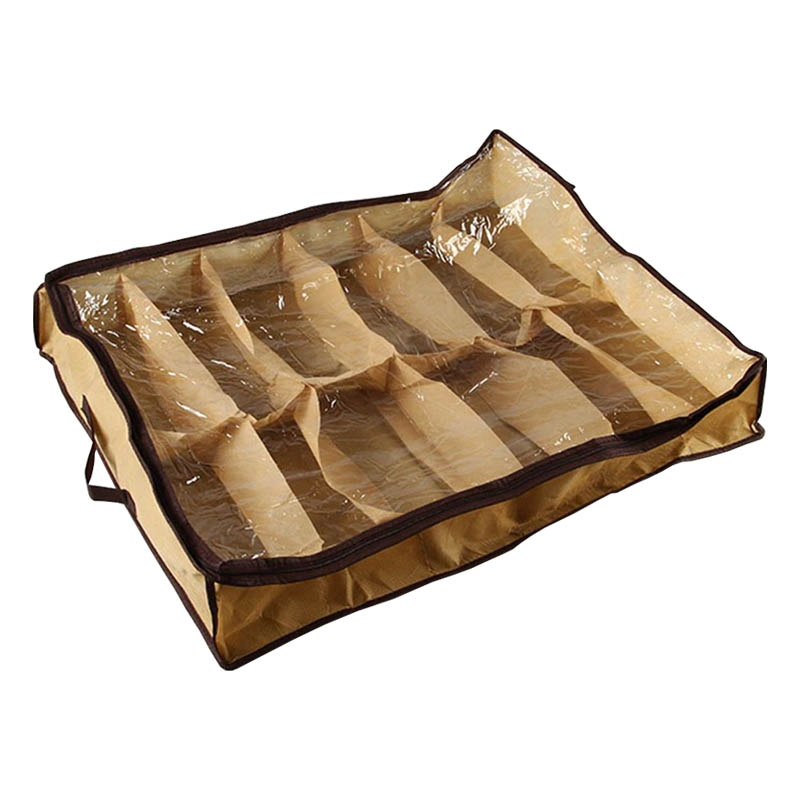 Zapatera Organizador Cajoneras de Tela Abajo De La Cama Organizador Rack Zapatos