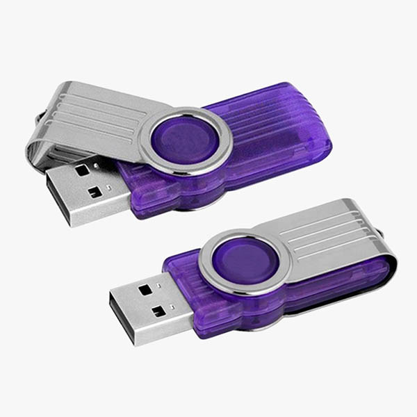 Memorias Usb 8gb Kit 3pz Básica Giratoria Ld100 Daltech