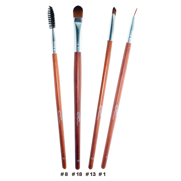4 Brochas Maquillaje Tanys Naturales Y Sintéticas Cbb-3