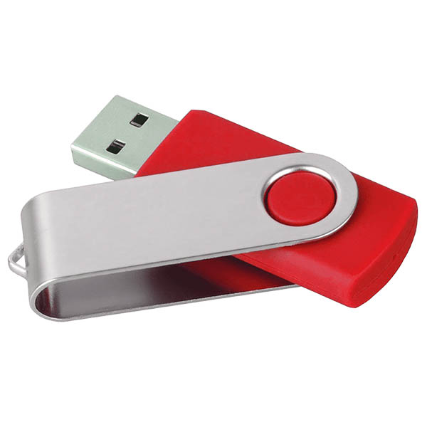 Memorias Usb 8GB Kit 3pz Giratoria De Plástico Ld101