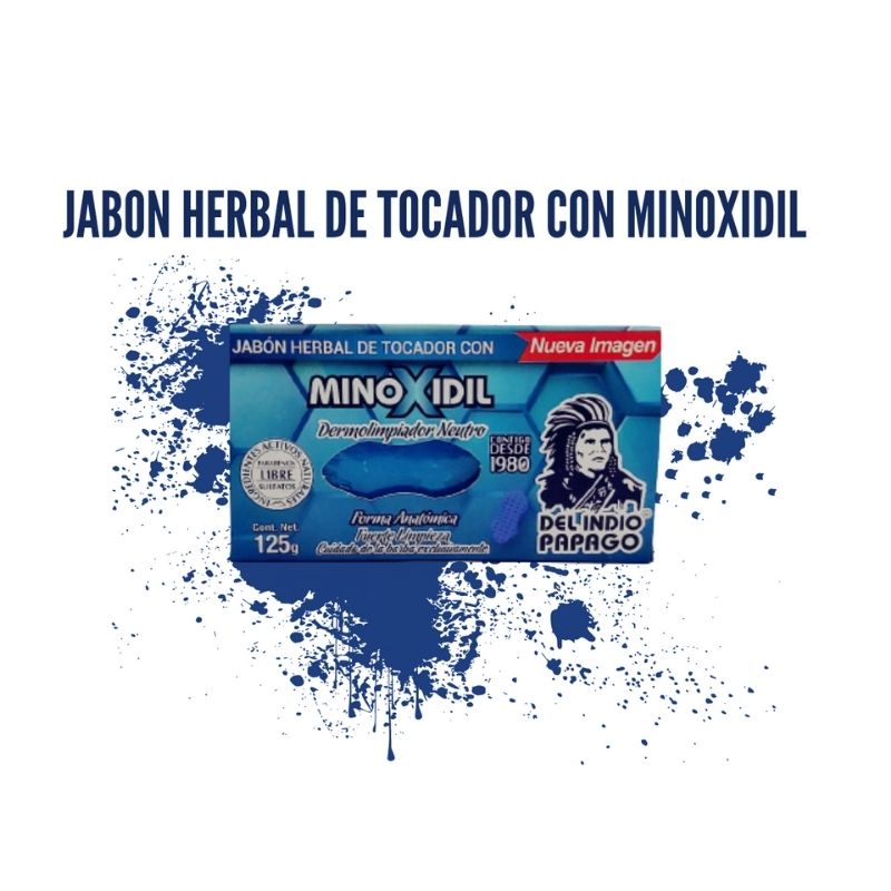 Jabón Con Minoxidil Barba Bigote Efectivo Estimula Crecimiento + Activos