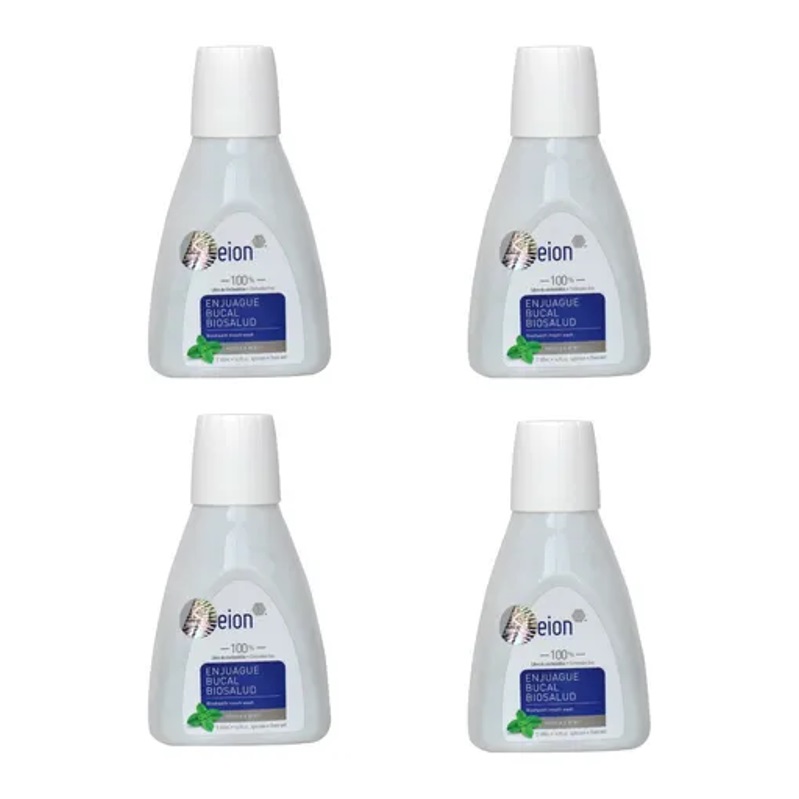 Kit 4 Enjuague Bucal Biosalud Eion 500 Ml Eviter