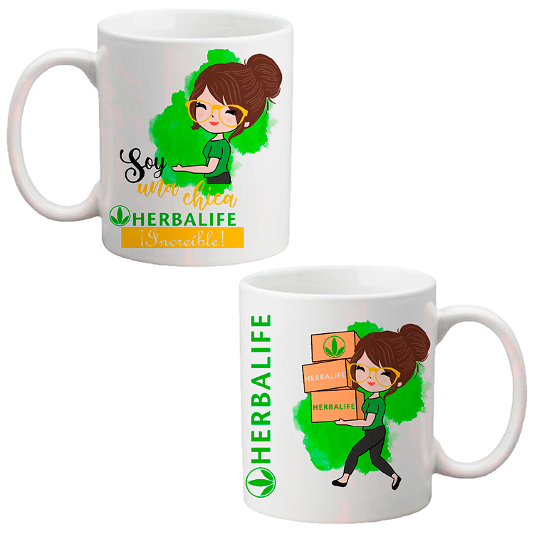 Taza 11oz personalizada Herbalife
