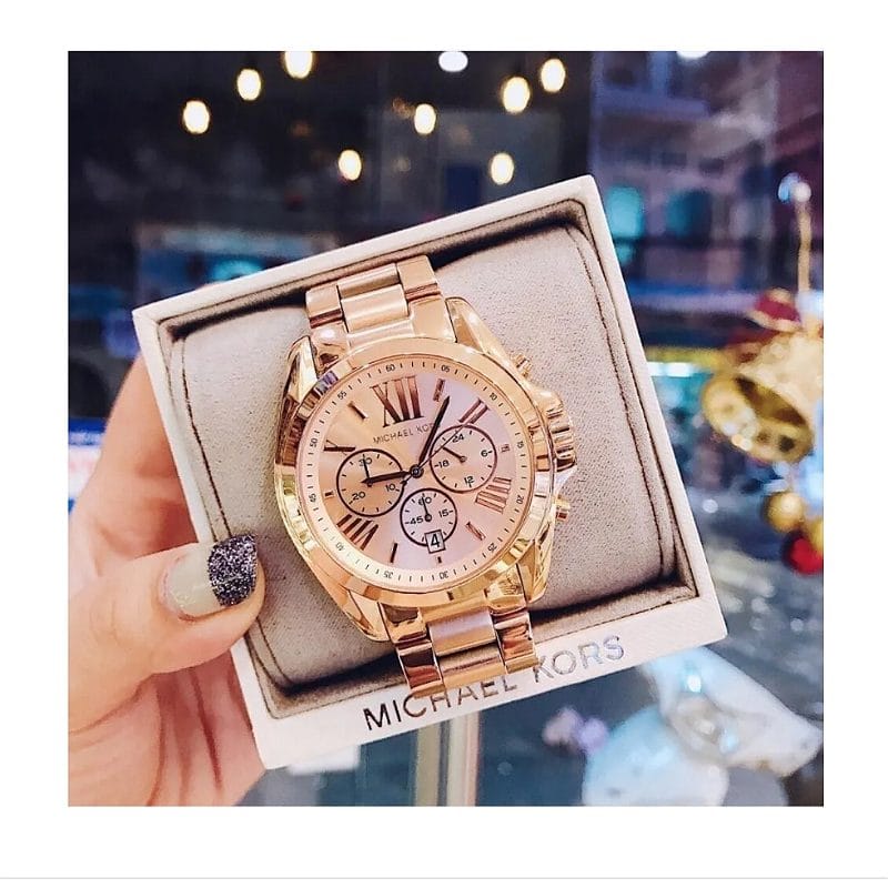 Reloj Michael Kors Bradshaw Mk5503 Tamaño Grande Para Mujer