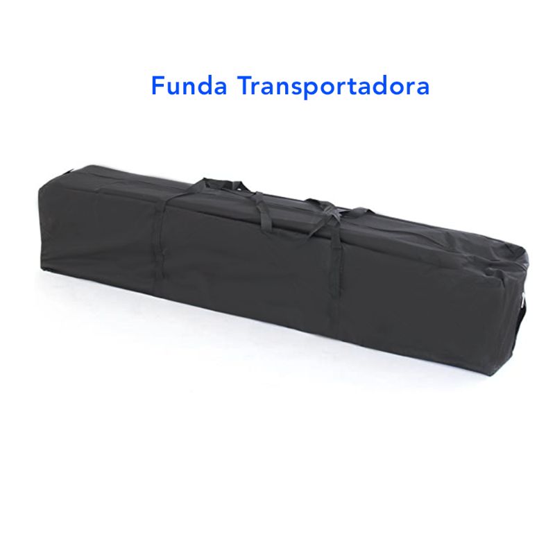 Toldo Carpa Retráctil Plegable 3 x 3 con Funda para Transportar