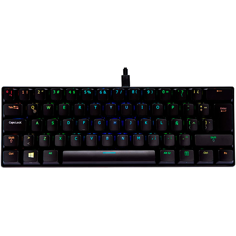 Teclado Vsg Mecanico Gamer Mintaka Black Switch Azul
