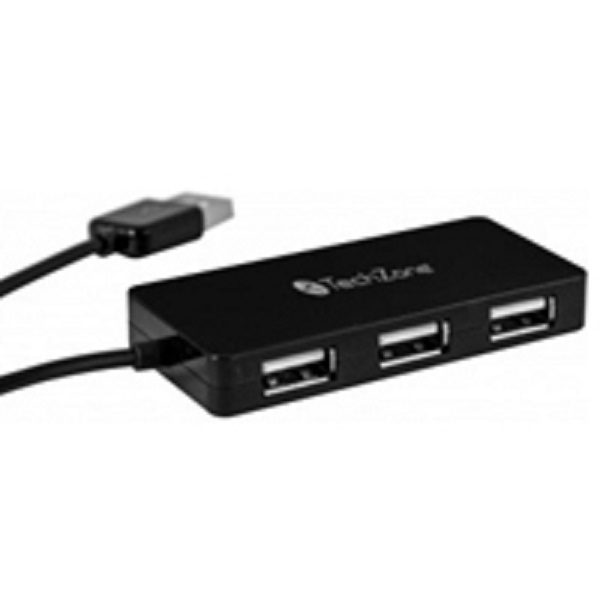  HUB 4 PUERTOS USB 2.02 TZ17HUB02 TECHZONE