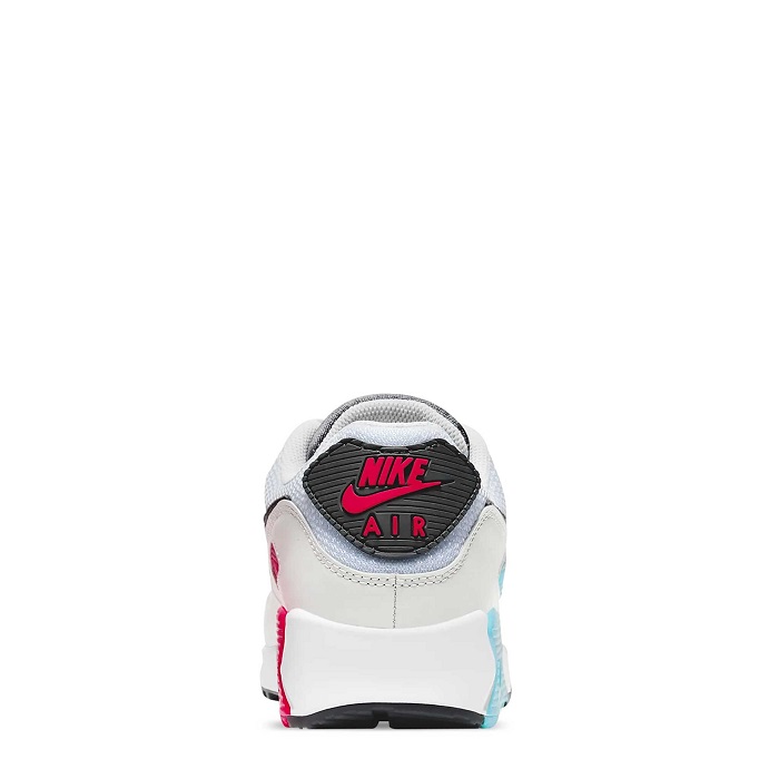 TENIS NIKE AIR MAX 90 BLANCO CON ROJO Y AZUL (CV8839-100)
