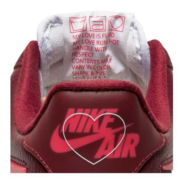 TENIS NIKE AIR FORCE 1 '07 LOVE FOR ALL BLANCO CON ROJO Y ROSA (CV8482-600)
