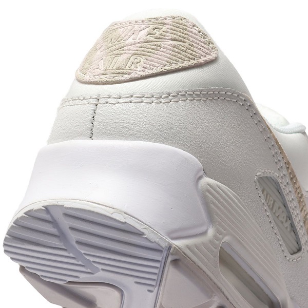 TENIS NIKE AIR MAX 90 BLANCO CON GRIS Y BEIGE (CV8824-100)