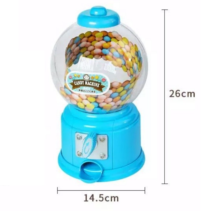Maquina de bolas de chicle Gumball Machine tamaño mini o pequeño