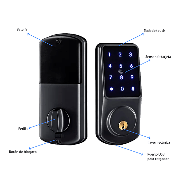 Cerraduras Chapas Seguridad Eléctrica Inteligente Rfid Wifi