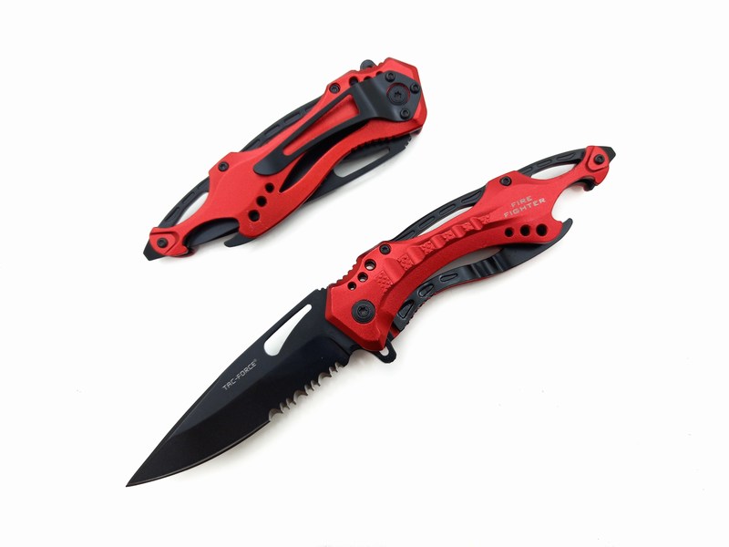 Navaja TF-705RD Campismo Senderismo Color Rojo