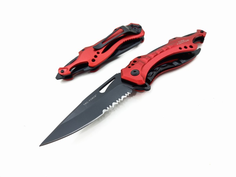 Navaja TF-705RD Campismo Senderismo Color Rojo