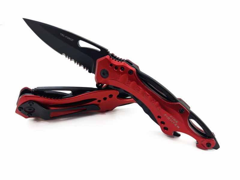 Navaja TF-705RD Campismo Senderismo Color Rojo