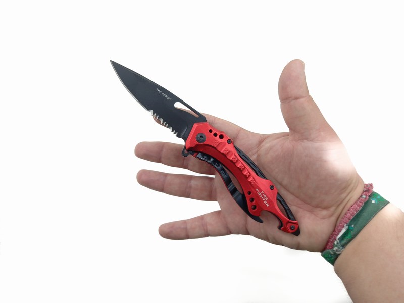 Navaja TF-705RD Campismo Senderismo Color Rojo