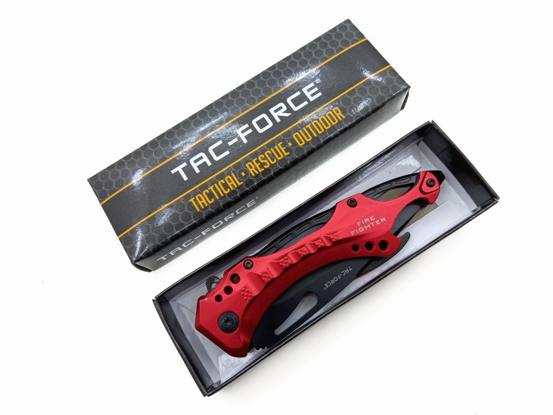 Navaja TF-705RD Campismo Senderismo Color Rojo