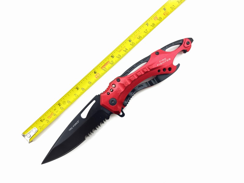 Navaja TF-705RD Campismo Senderismo Color Rojo