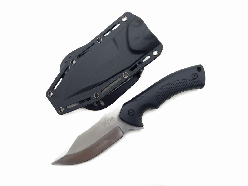 CUCHILLO CON FUNDA RIGIDA MASTER USA 1149 NEGRO / GRIS
