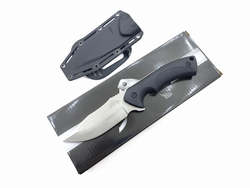 CUCHILLO CON FUNDA RIGIDA MASTER USA 1149 NEGRO / GRIS