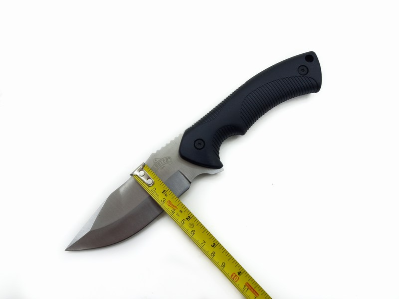 CUCHILLO CON FUNDA RIGIDA MASTER USA 1149 NEGRO / GRIS