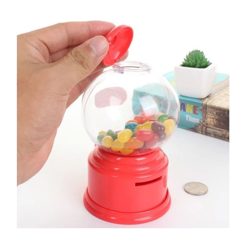 Mini Alcancía en forma de Máquina dispensadora de dulces,LBP