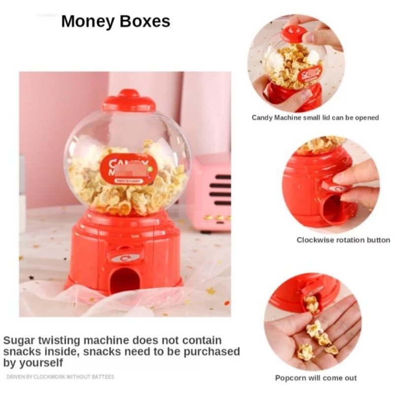 Mini Alcancía en forma de Máquina dispensadora de dulces,LBP